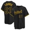 Black Hogan Harris Men's Oakland Athletics Snake Skin City Jersey - Replica Big Tall