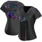 Black Holographic CJ Alexander Women's Oakland Athletics Alternate Jersey - Replica Plus Size