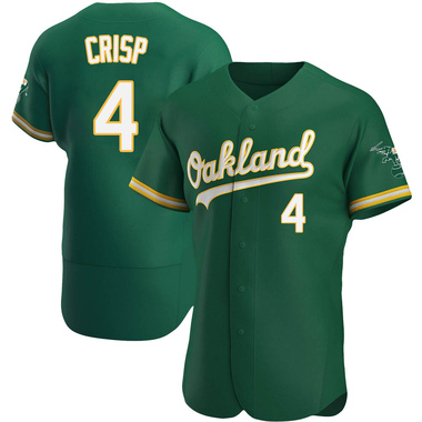 Green Coco Crisp Men's Oakland Athletics Kelly Alternate Jersey - Authentic Big Tall