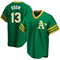 Green John Odom Men's Oakland Athletics R Kelly Road Cooperstown Collection Jersey - Replica Big Tall