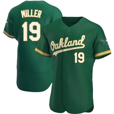 Green Mason Miller Men's Oakland Athletics Kelly Alternate Jersey - Authentic Big Tall