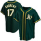 Green Mike Andrews Men's Oakland Athletics Alternate Jersey - Replica Big Tall