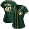 Green Mitch Spence Women's Oakland Athletics Alternate Jersey - Replica Plus Size