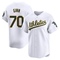 White J.T. Ginn Men's Oakland Athletics Home Jersey - Limited Big Tall