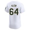 White Will Klein Men's Oakland Athletics Home Jersey - Elite Big Tall