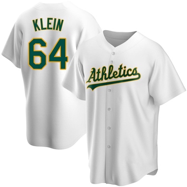 White Will Klein Men's Oakland Athletics Home Jersey - Replica Big Tall